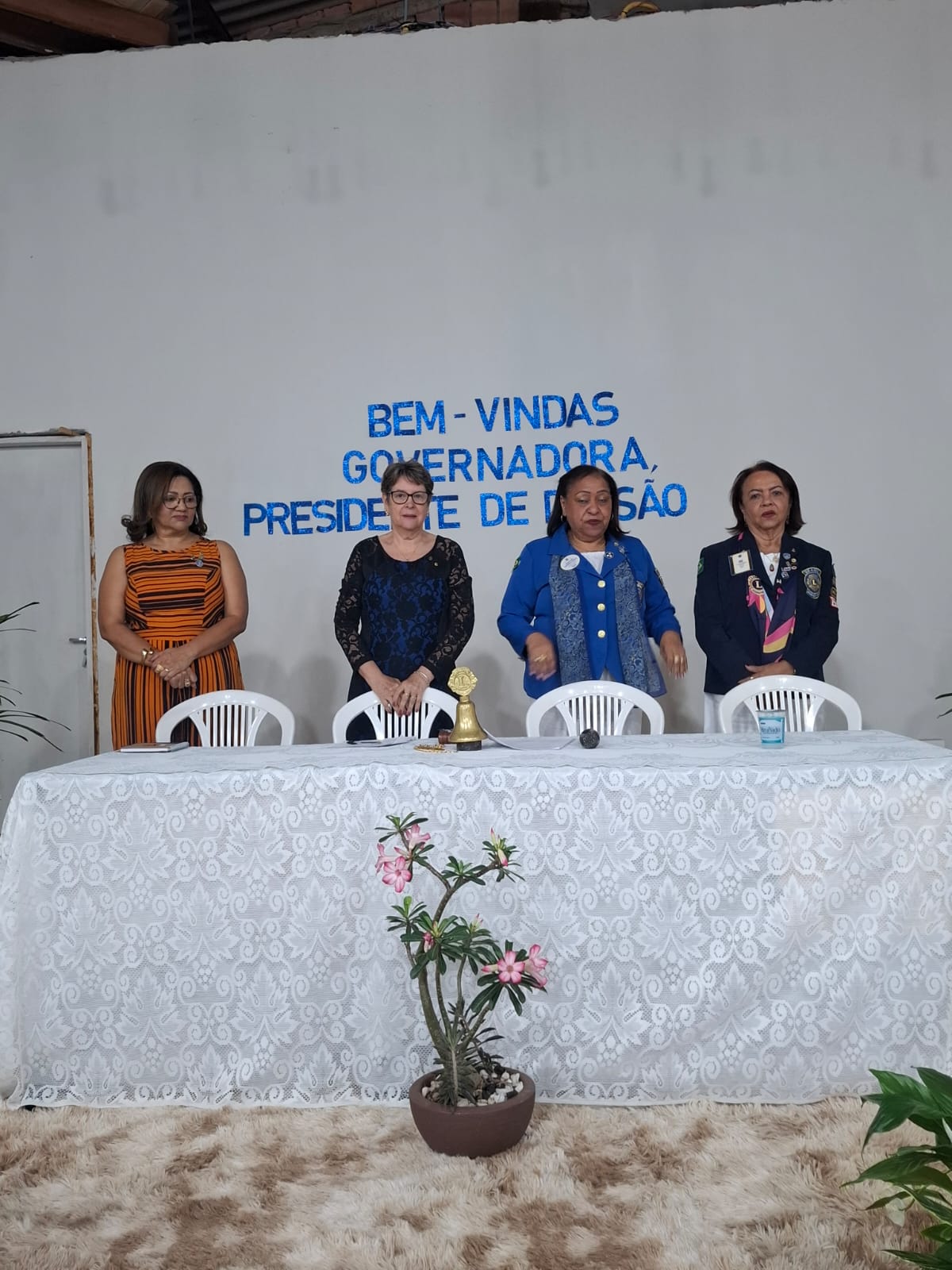 Governadora Fran visita Lions Clube Campo Verde Centenário