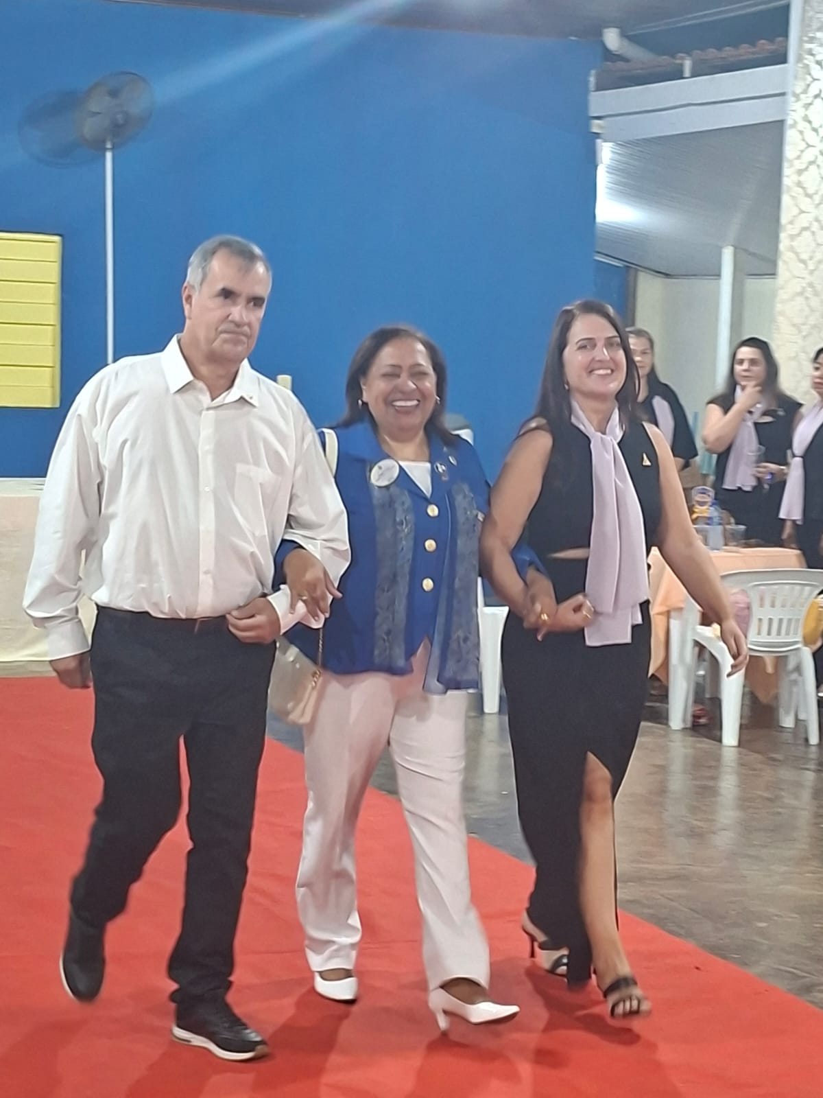 Governadora visitou Lions Clube Nova Xavantina