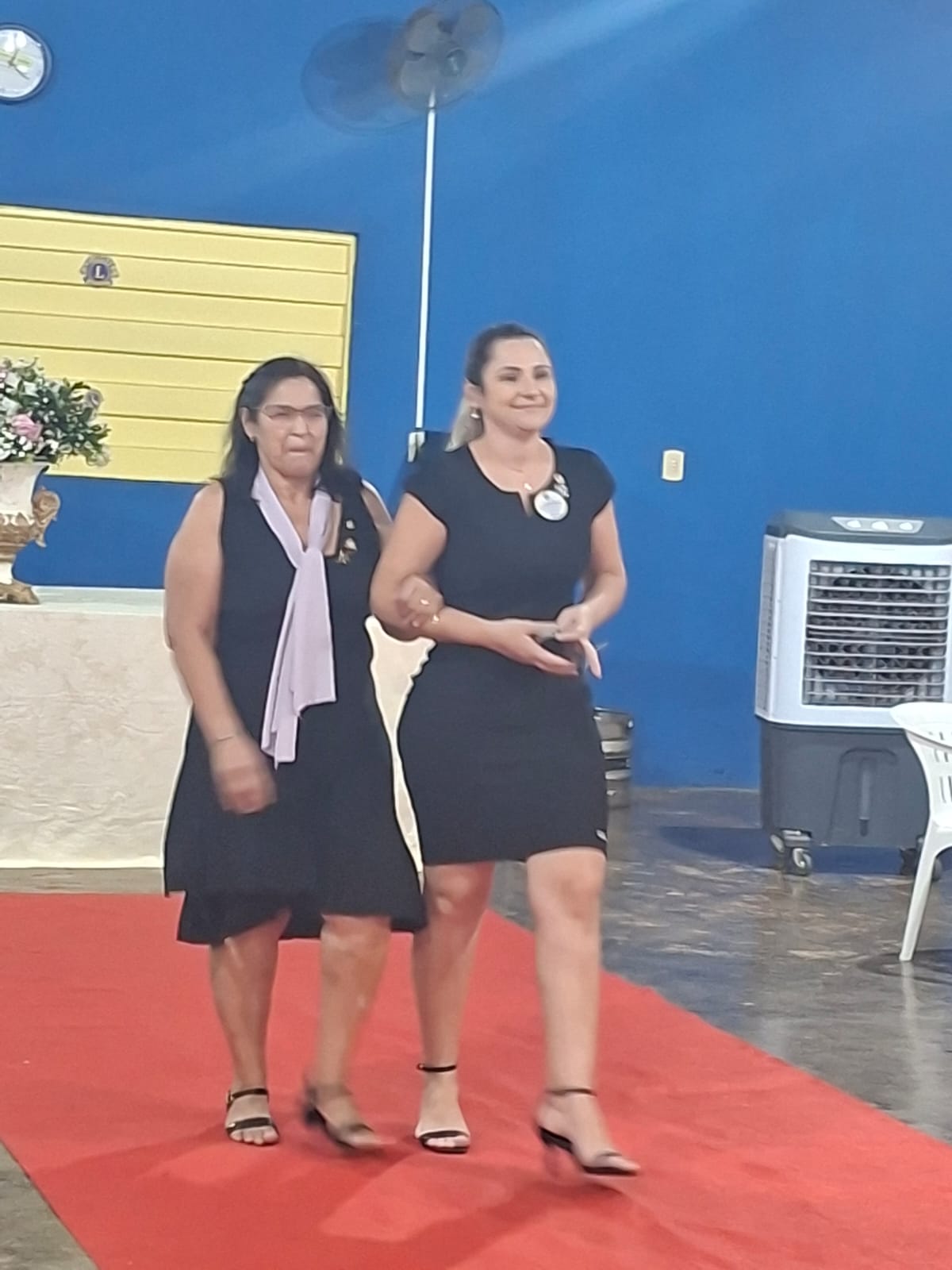 Governadora visitou Lions Clube Nova Xavantina