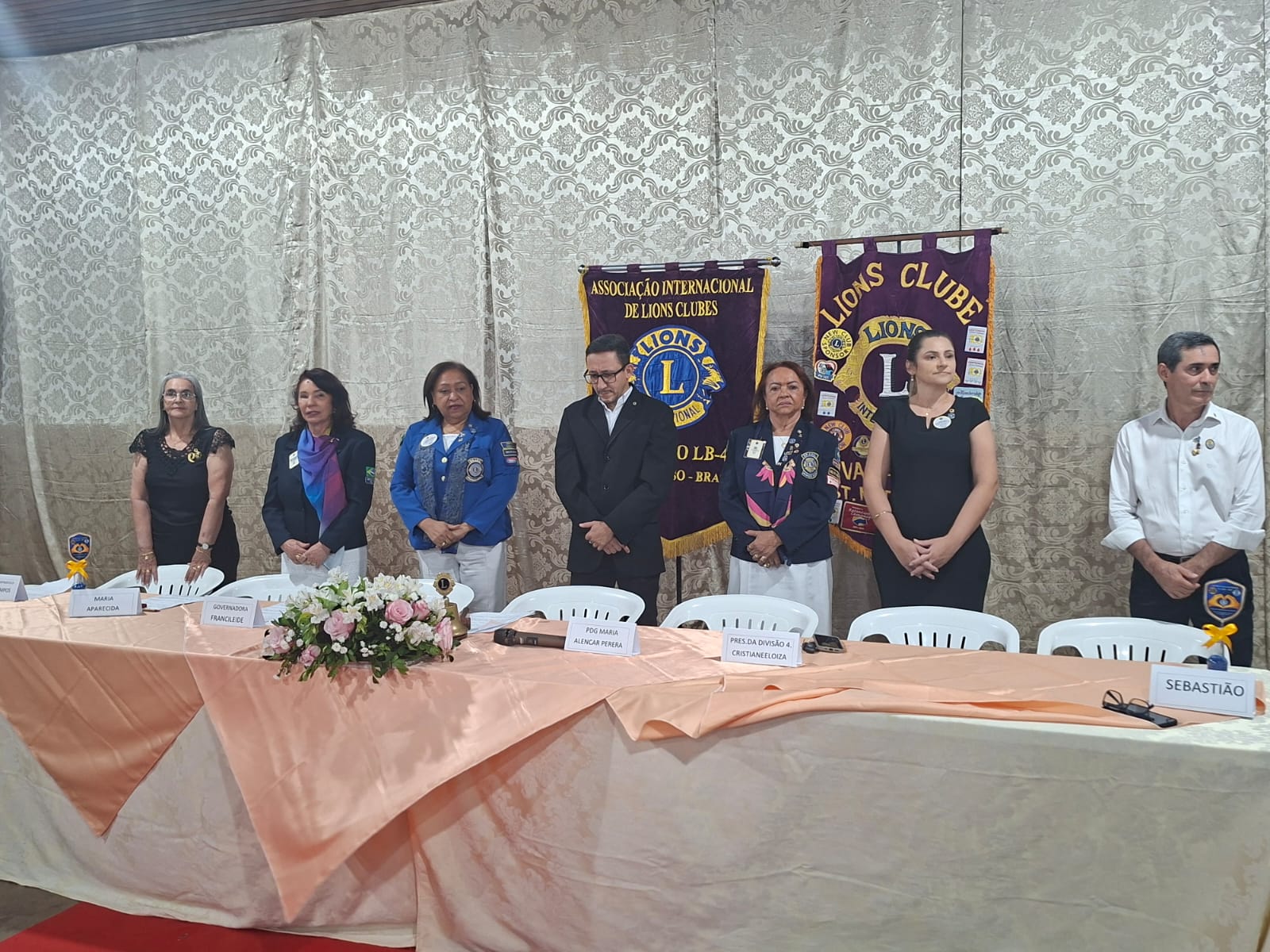 Governadora visitou Lions Clube Nova Xavantina