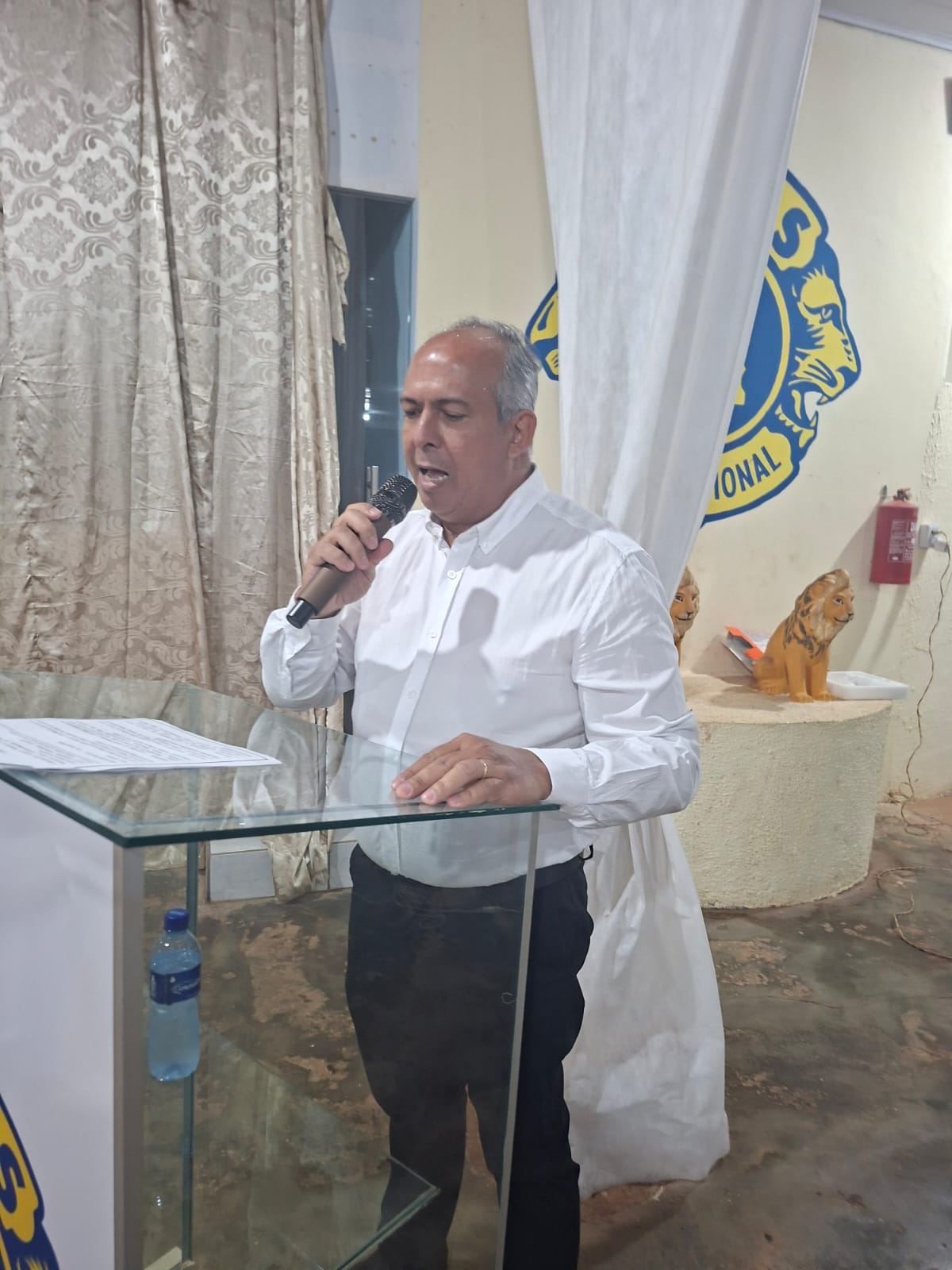 Governadora visitou Lions Clube Nova Xavantina