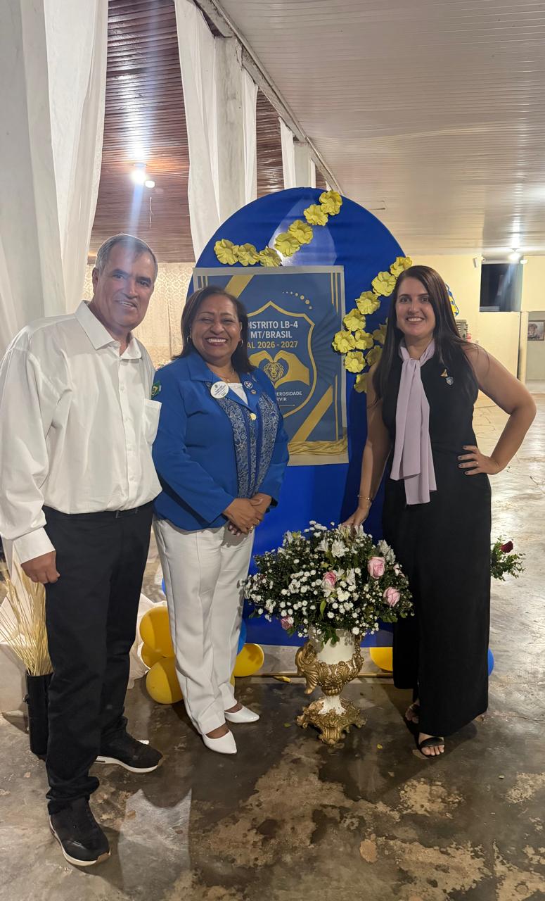 Governadora visitou Lions Clube Nova Xavantina
