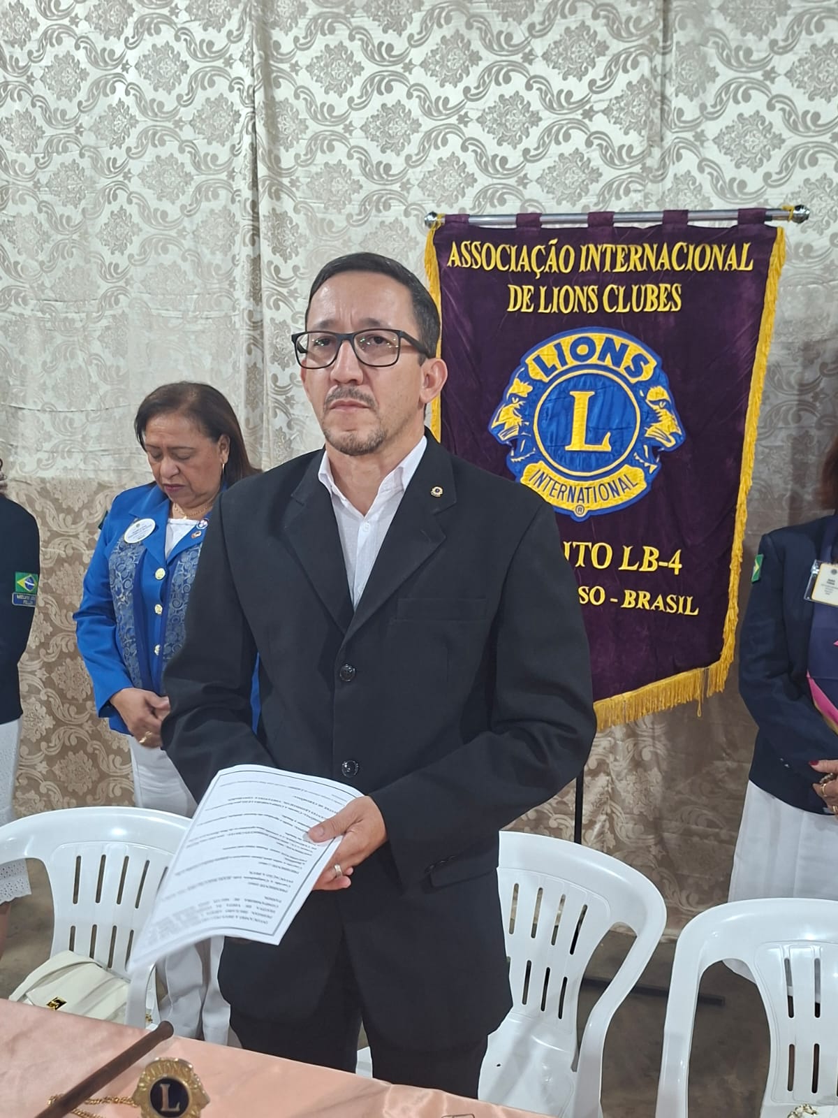 Governadora visitou Lions Clube Nova Xavantina