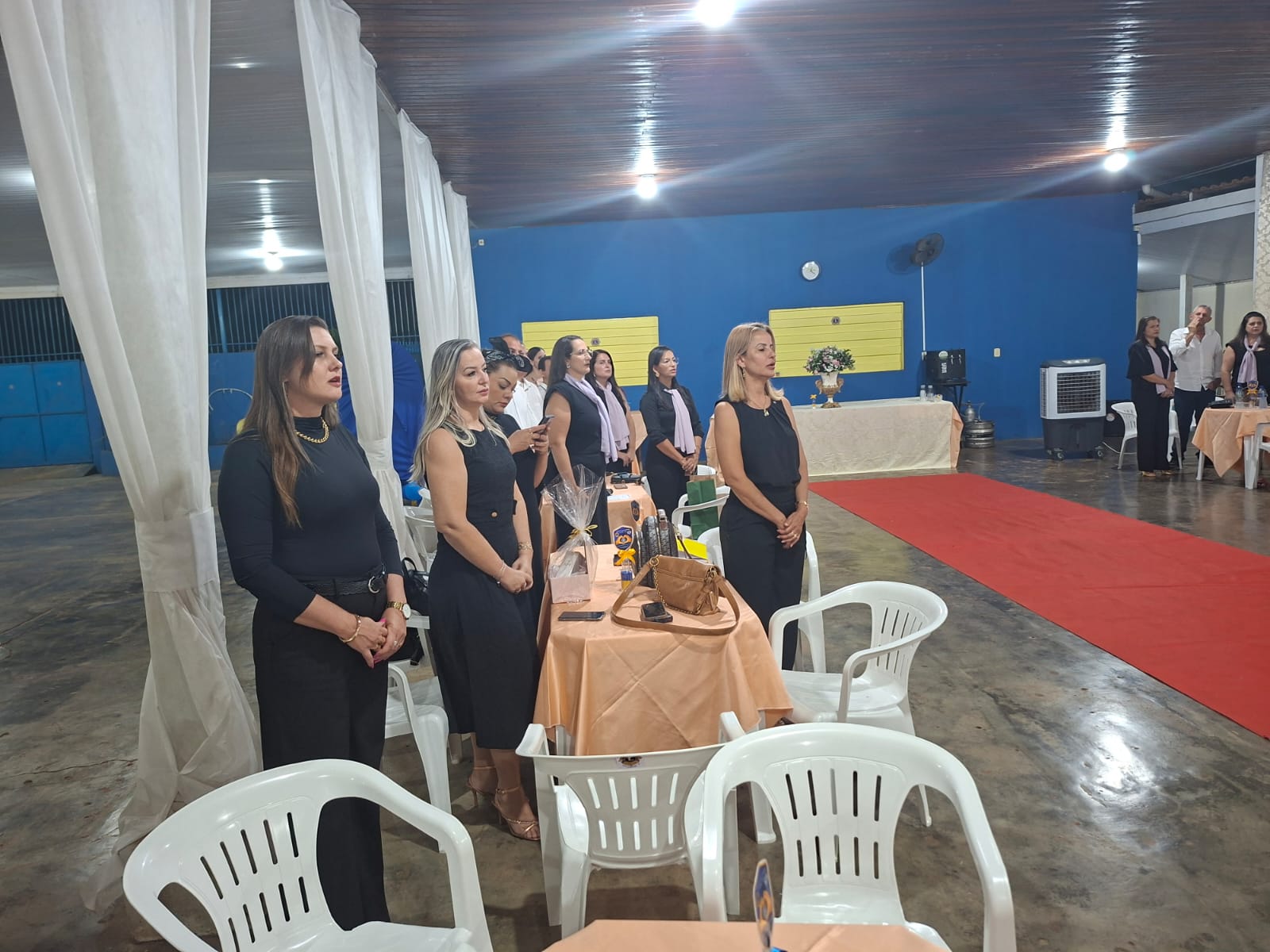Governadora visitou Lions Clube Nova Xavantina