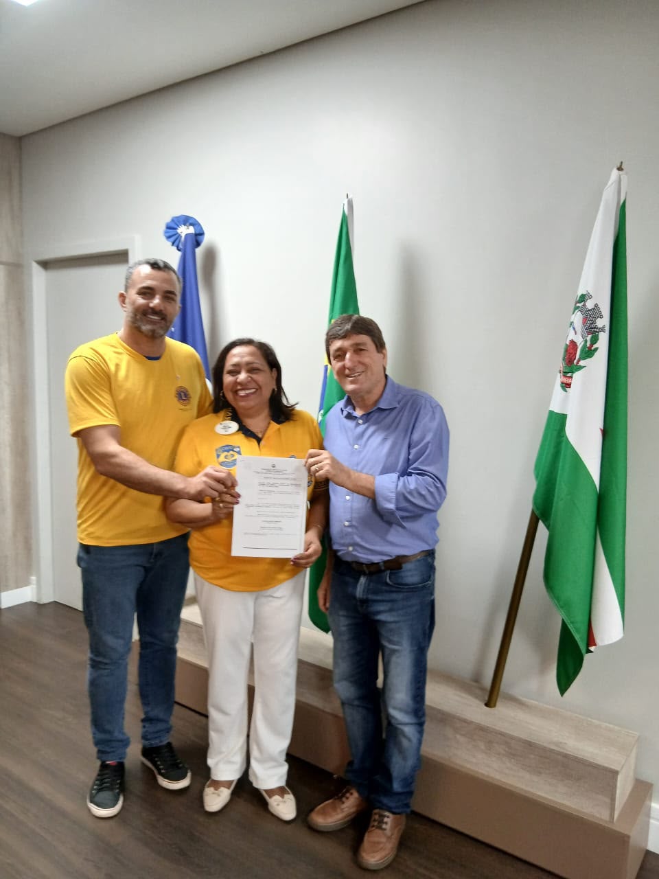 Governadora do Lions visita clubes de Tangará da Serra e região
