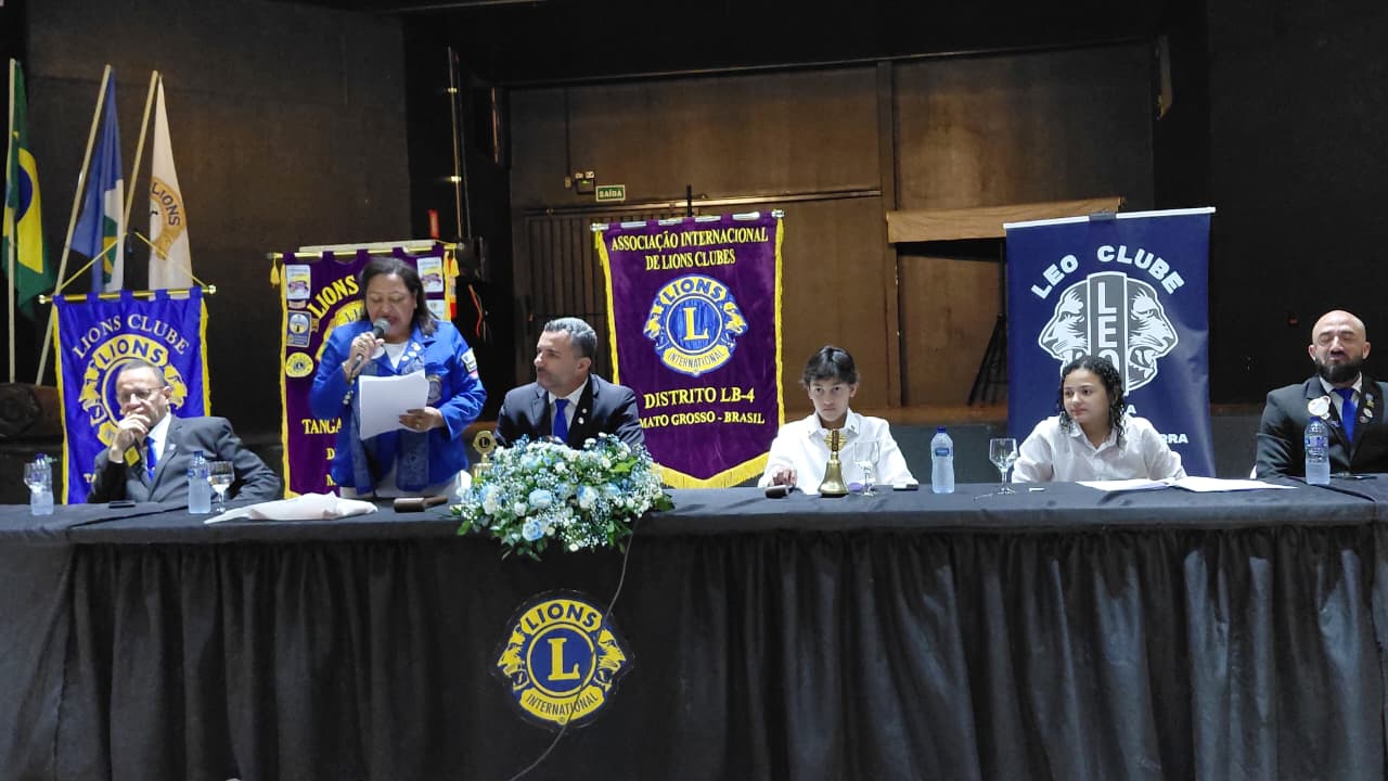 Governadora do Lions visita clubes de Tangará da Serra e região