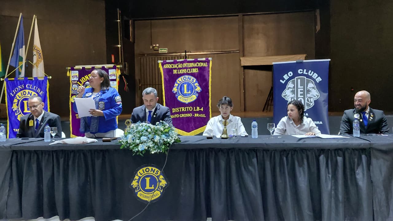 Governadora do Lions visita clubes de Tangará da Serra e região