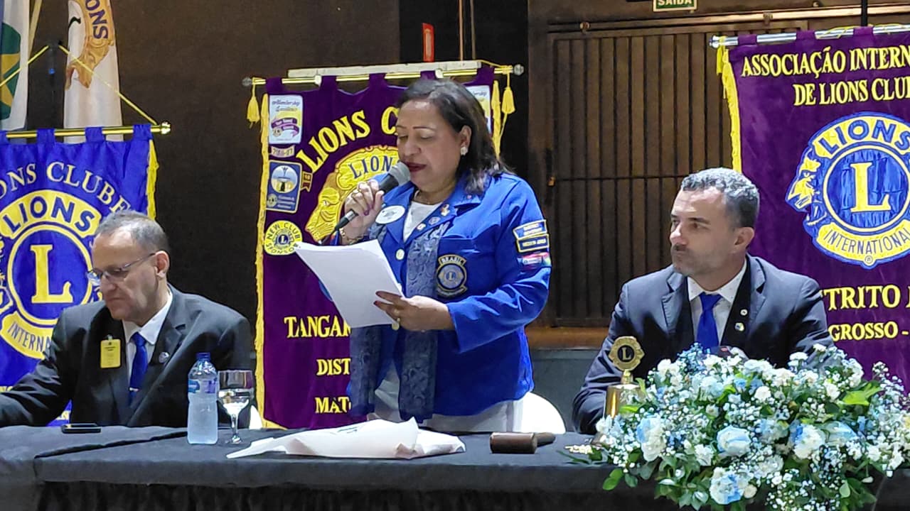 Governadora do Lions visita clubes de Tangará da Serra e região