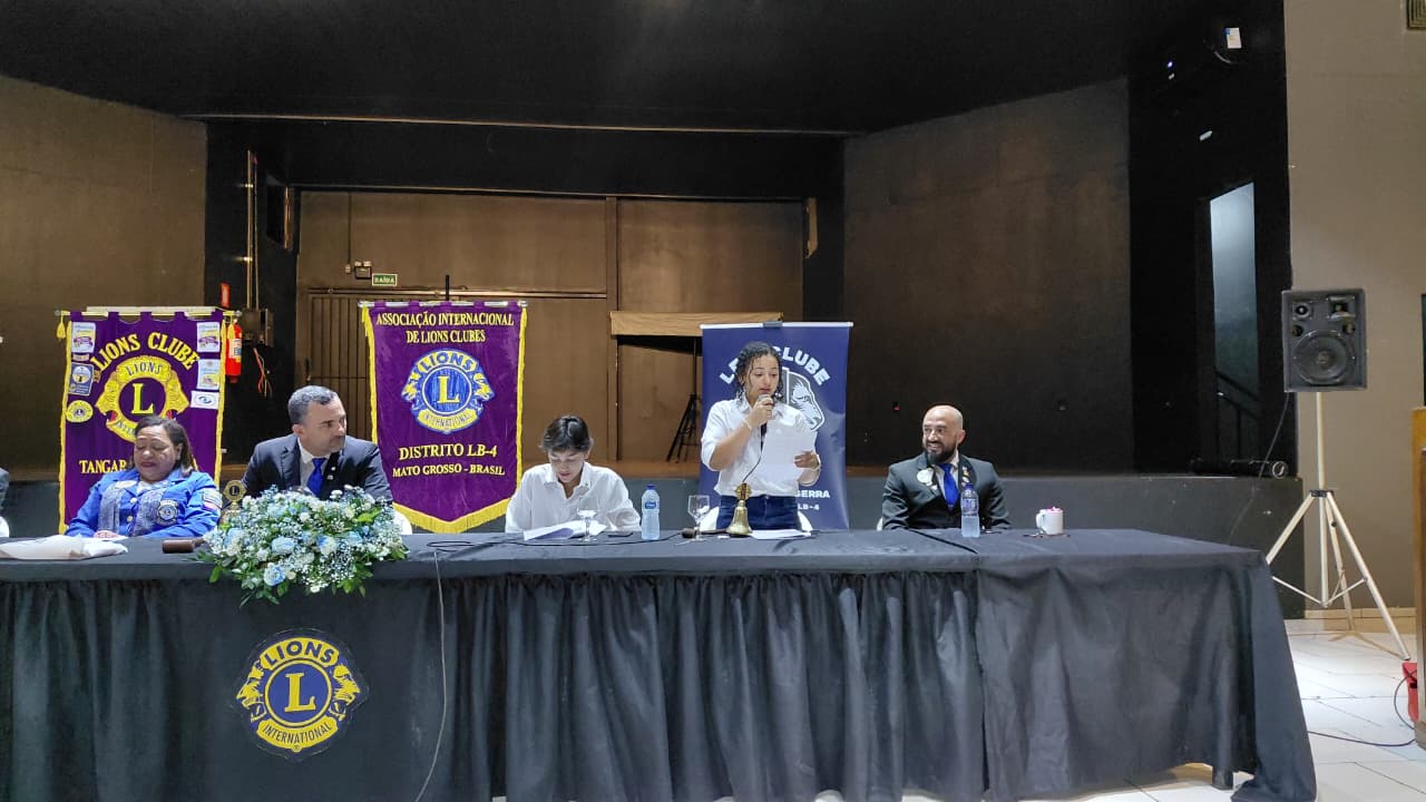 Governadora do Lions visita clubes de Tangará da Serra e região