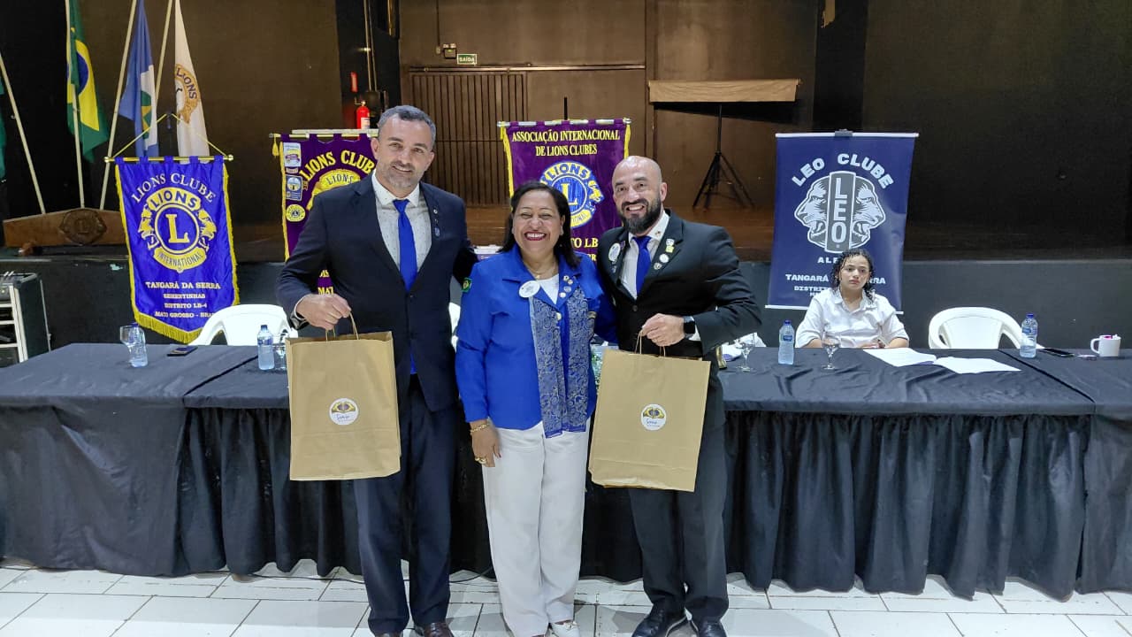 Governadora do Lions visita clubes de Tangará da Serra e região
