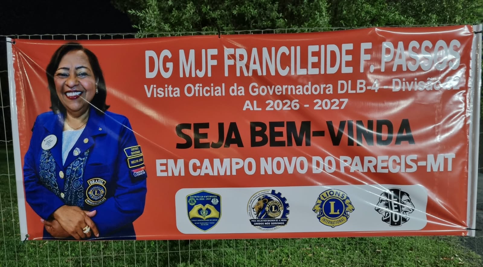 Governadora Francileide visita Campo Novo do Parecis