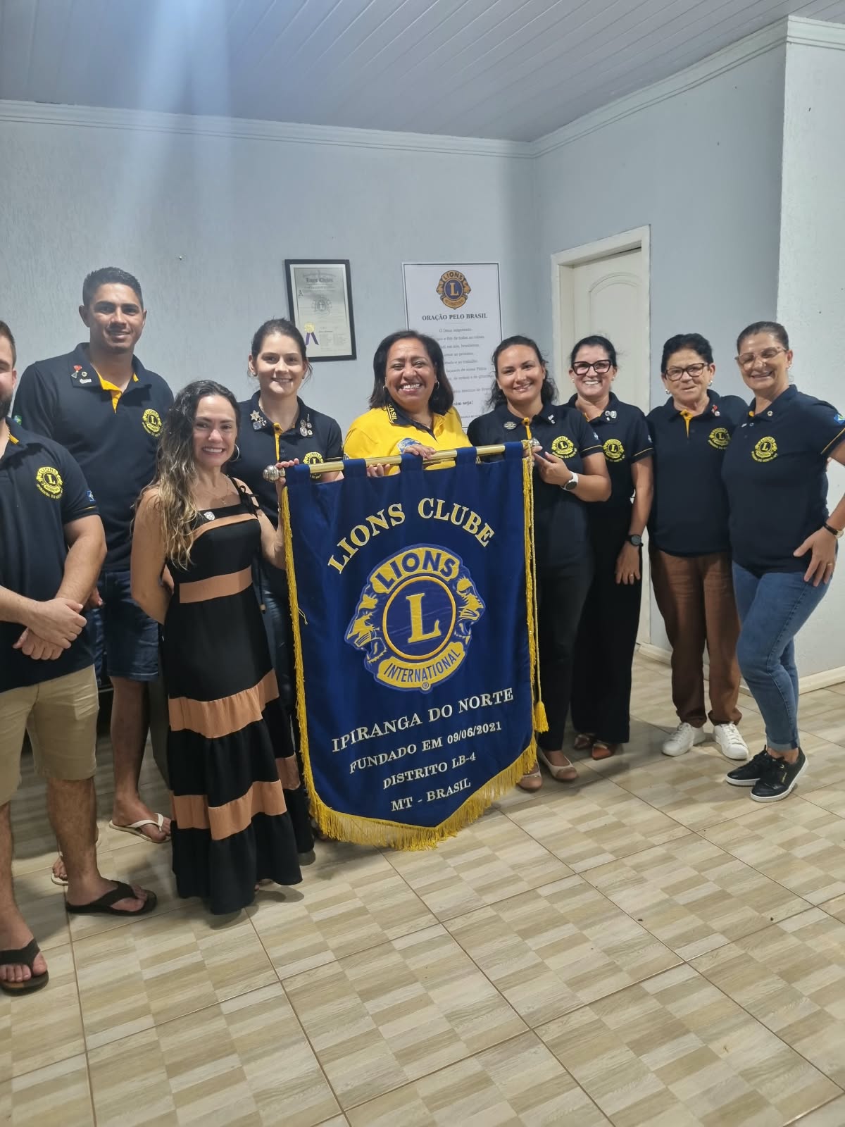 Governadora Francileide fez visita ao Lions Clube Ipiranga do Norte