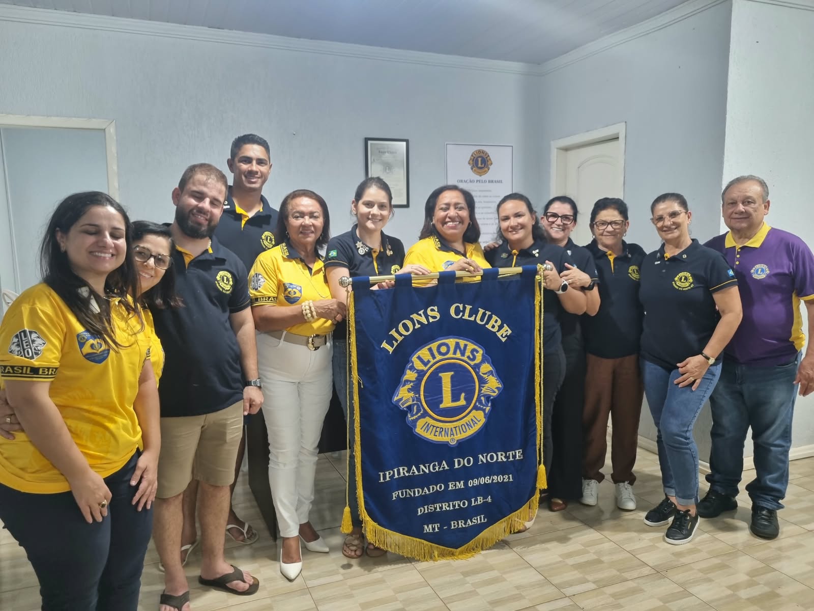 Governadora Francileide fez visita ao Lions Clube Ipiranga do Norte