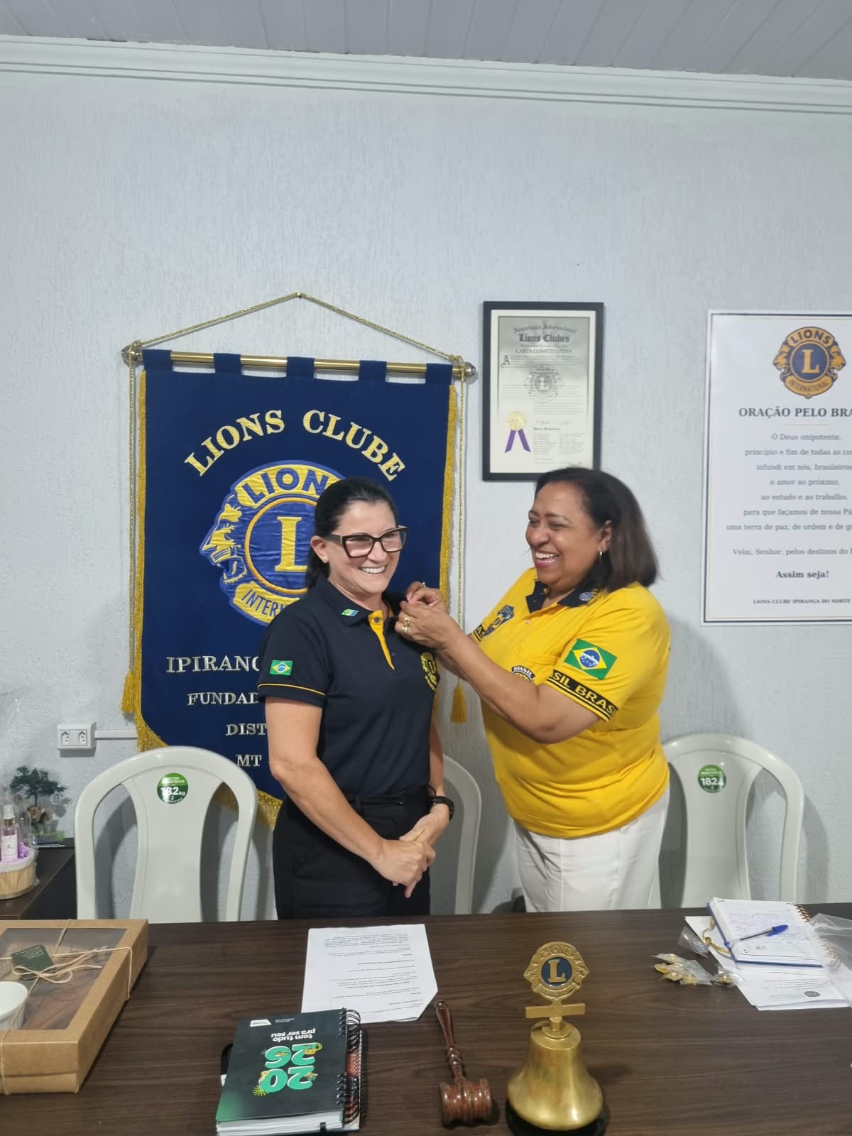 Governadora Francileide fez visita ao Lions Clube Ipiranga do Norte