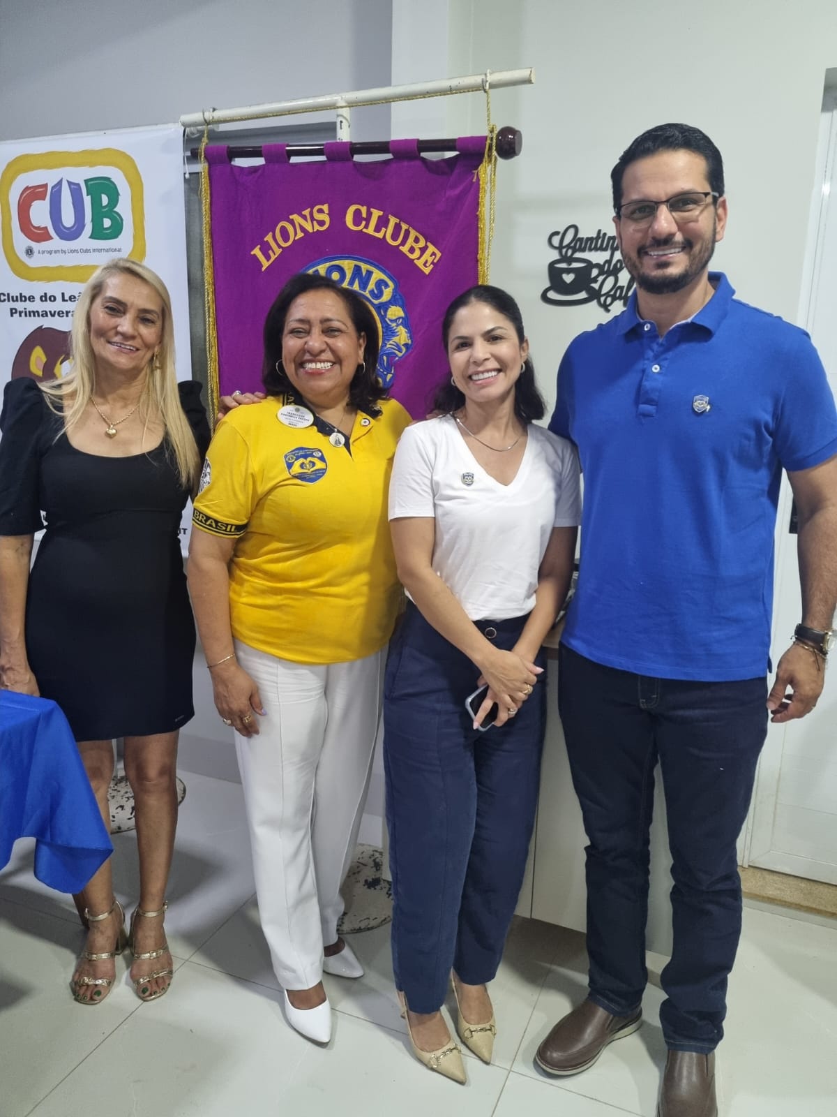 Governadora Francileide realizou visita oficial ao Lions Clube de Primavera do Leste